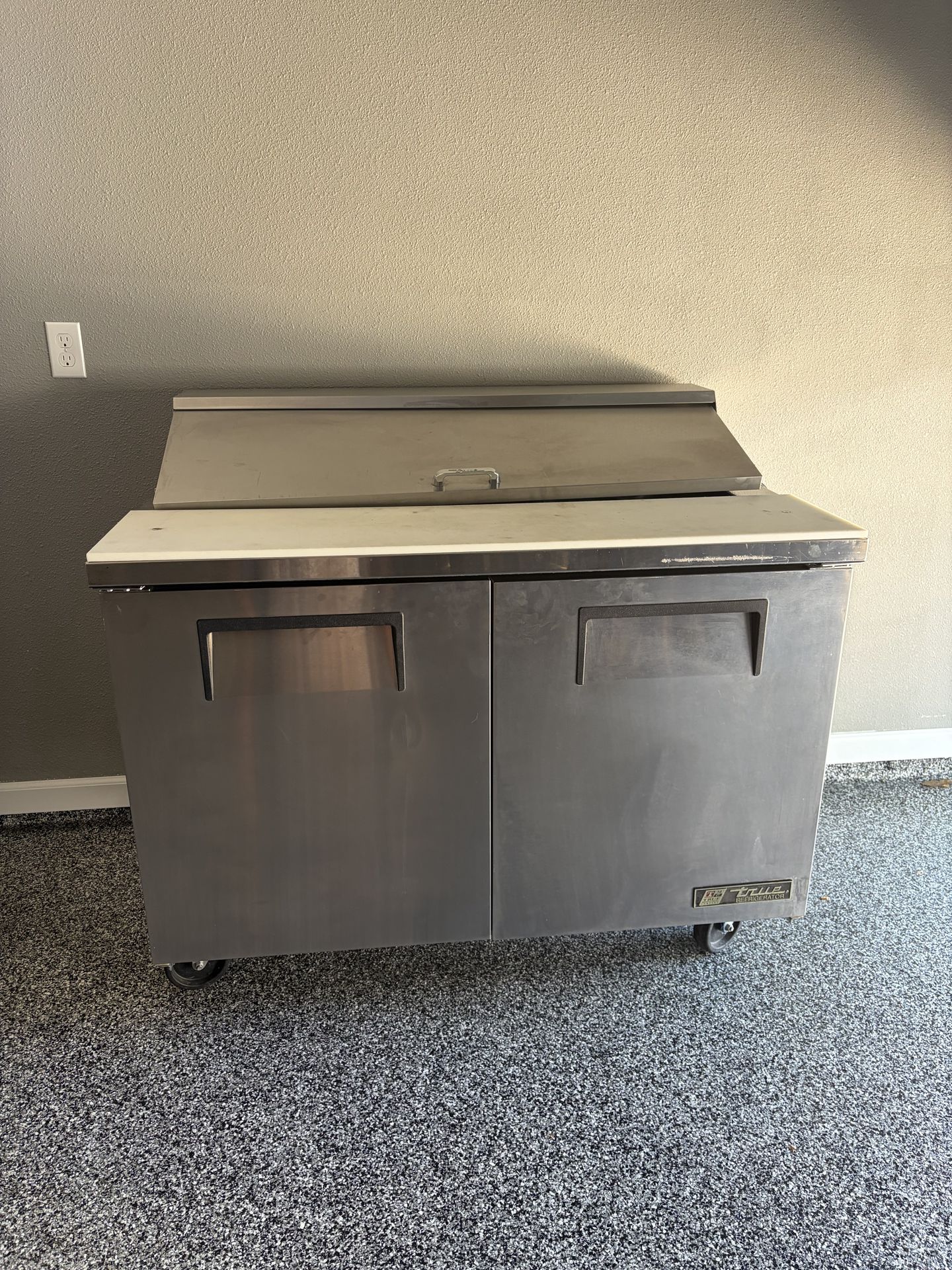 True Refrigerator Sandwich Prep Table