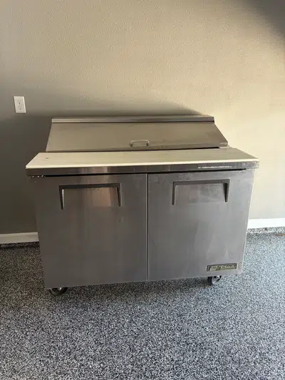 True Refrigerator Sandwich Prep Table
