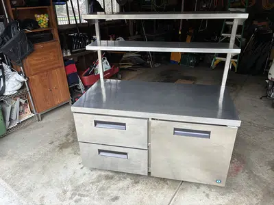 Hoshizaki 60” Undercounter Refrigerator – 2022 – w/ Overshelf - Local pickup only