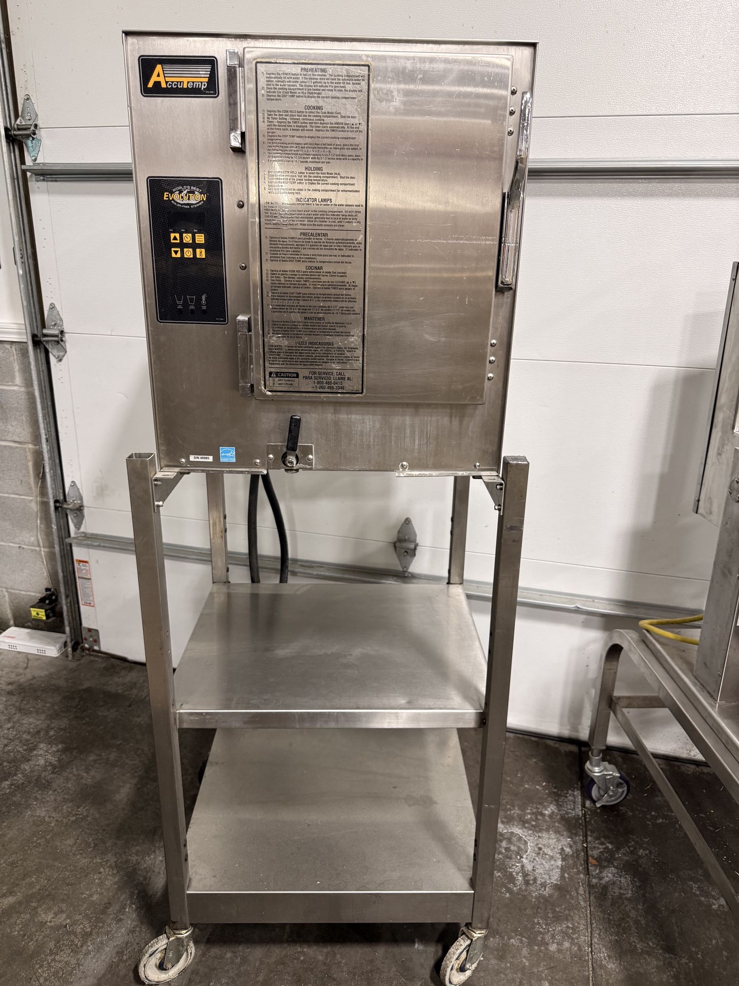 AccuTemp 6 Pan Capability Convection Steamer Boilerless 3 phase 2016