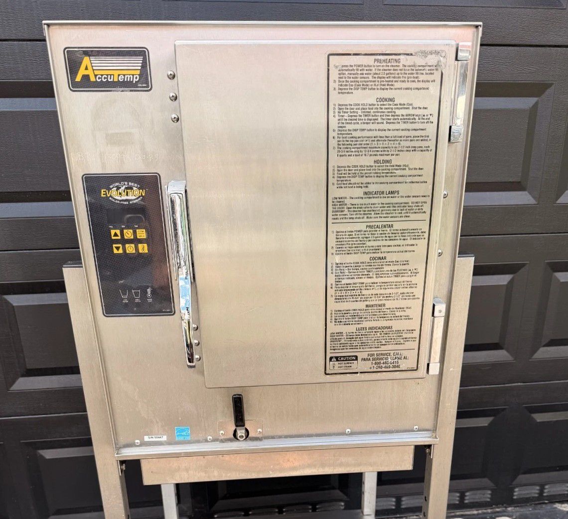 AccuTemp Evolution 6-Pan Commercial Convection Steamer - Tested Working