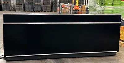 10ft Mobile Commercial Bar Cart w/ Fagor 3-Door Kegerator & Hand Sink