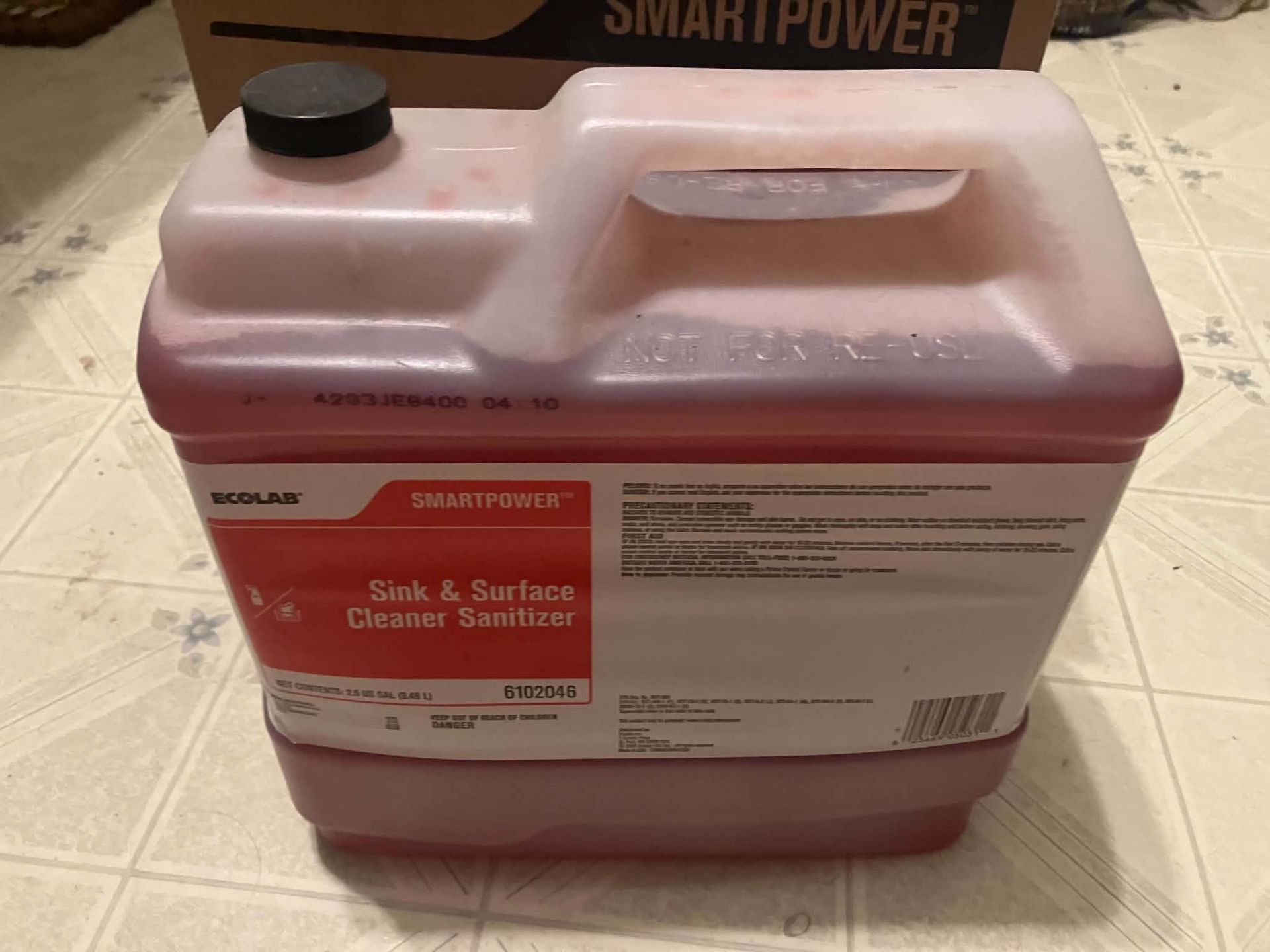 Ecolab Sink and Surface Sanitizer