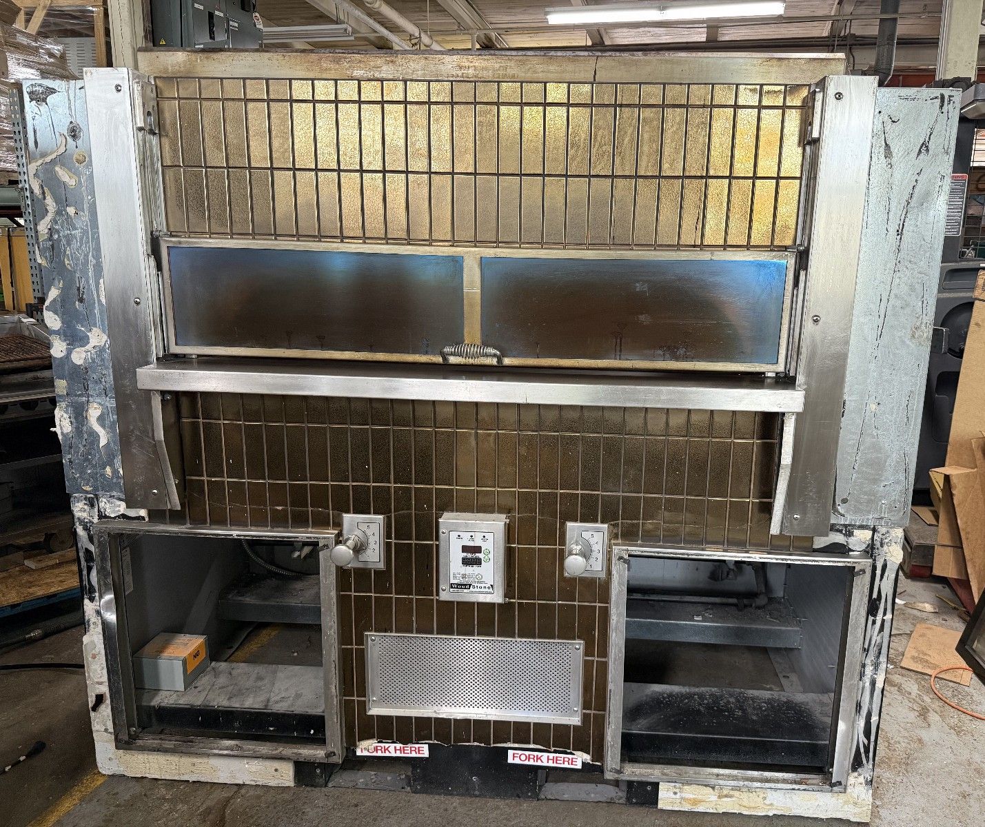 2019 Wood Stone Fire Deck 8645 Stone Hearth Pizza Oven WSFD-8645-RFG-LR-IR-DF-NG