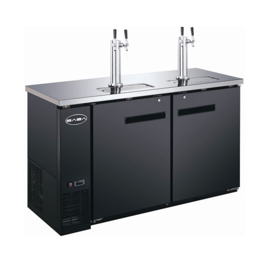 New Commercial Back Bar Cooler Keggerator Cooler Draught Beer Dispenser Draft BEER Cooler