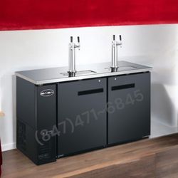 New Commercial Back Bar Cooler Keggerator Cooler Draught Beer Dispenser Draft BEER Cooler
