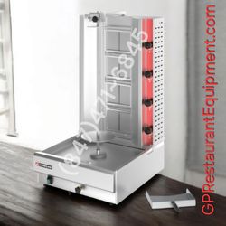 NEW Commercial Restaurant Vertical Broiler for Gyro Shawarma Al Pastor Doner Gas 120lbs