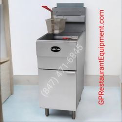New Commercial Restaurant 45lbs Deep Fryer Gas Or LP