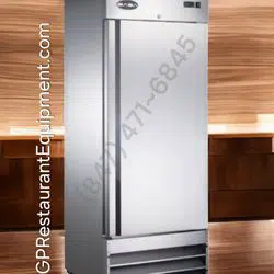 NIB Restaurant Reach-In Commercial Refrigerator Cooler Stainless Steel